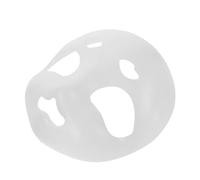 Hohopeti Unpainted White Plastic Fursuit Head Base for DIY Cosplay Lightweight Animal Mask Accessory for Halloween Carnival and Party Costume Decoration Kawaii Furry