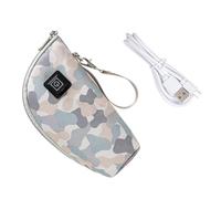 Hohopeti USB Bottle Warmer Cover Sleeve Portable Milk Bottle Heating Bag with Zipper and Hand Strap for Outdoor Travel and Shower Circulating Constant Temperature Lightweight Random Color