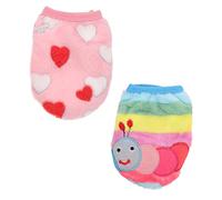 Hohopeti Vest Rabbit and Dog Outfits Fleece Material for Winter and Birthday Events