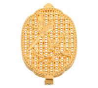 Hohopeti Vietnamese Magpie Hollow-out Perfume Pendant Copper Essential Oil Diffuser Necklace for Women Aromatherapy Locket Charm Vintage Style for Daily Wear and Special Occasions