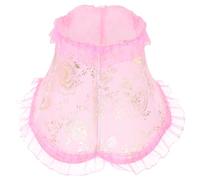 Hohopeti Vintage High Reliability and Stable Characteristics Small Lampshade with E27 Base, Cloth and Metal Material for Office and Hotel Lighting