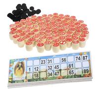 Hohopeti Vintage Russian Game Set with Chess Portable Family Party Board Game Kit with Bingo and Cards for Adults and Friends Fun