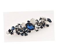 Hohopeti Vintage Spring Hair Clips with Rhinestone Flower Barrette for Women Retro French Design Elegant Bobby Pins for Parties Weddings Casual Use