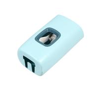 Hohopeti Wall Mounted Toothpaste Dispenser and Squeezer Toothpaste Rack Sky Blue Multi-Functional Bathroom Gadget for Hands-Free Use and Hanging Storage