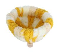 Hohopeti Warm Parrot Nest Swing Bird Perch Stand for Cage Plush Toy Nest Bed Bird Cage Platform