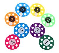 Hohopeti Water Dive Disc with Bright Colors for Underwater Training Pool Sinking for Swimming Skill Development Summer Beach Backyard Games