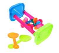 Hohopeti Water Wheel Sand with Hourglass Creative Beach Sand Playset for Safe Plastic Outdoor Fun and Educational Gift Random Color