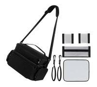 Hohopeti Wearable Breast Pump Bag with Handle Compatible with Elvie Willow and Two Layer Breast Pump Storage Case for Bottles