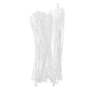 Hohopeti Weatherproof PVC Luggage Tag Worm Loop Straps 30Pcs Lightweight Travel Accessories for Suitcase and Boarding Pass Holders