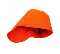 Hohopeti Welding Cap with Sweat-absorbing and Windproof Features for Orange Flame Retardant for Men and Women Cotton Welder Beanie Cap Suitable for Electric Welding and Shop Use Electric