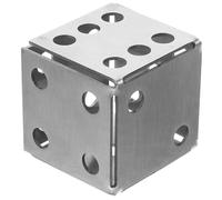 Hohopeti Welding Practice Dice Stainless Steel Steel Dice Welding Kit for DIY and Metal Projects Game Accessories
