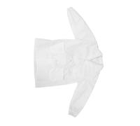 Hohopeti White Lab Coat for Doctor Costume Elastic Lightweight Breathable Long Sleeve S Scientist Outfit for Role Science Fairs Career Dress Up