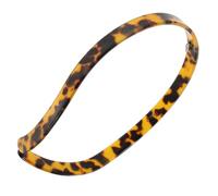 Hohopeti Wide Acetate Tortoise Shell Headband for Women Non-slip Hairband with Side Teeth Flexible Fit Stylish Korean Vintage Hair Accessory for Thick and Thin Hair
