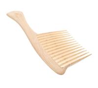 Hohopeti Wide-tooth Hair Care Comb for Beard and Hair Plastic Material with Not Sharp Teeth Practical Styling Comb for Home Use and Detangling