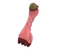 Hohopeti Wireless Karaoke Microphone, Pink Giraffe Shape Singing Speaker with Rechargeable Battery, Educational Early Learning Musical for Boys and
