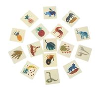 Hohopeti Wooden Animal Memory Game Cards for Preschool Learning Early Development Educational Board Game Cognitive Thinking Logic Training Set