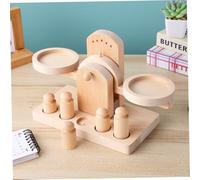 Hohopeti Wooden Balance Scale for Educational Math Game Cognitive Development Montessori Learning Aid Enhances Creativity Hand-eye Coordination and Balance Theory Understanding