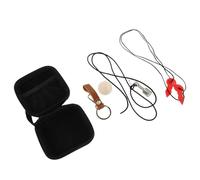 Hohopeti Wooden Bocce Ball Set with Authentic Wooden Pallino Magnetic Pick Up Tool Measuring String and Carry Bag for Indoor Outdoor Family Petanque Tournament Play