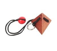 Hohopeti Wooden Disentanglement Puzzle for Adults Brain-training Educational Unlocking Game Dexterity Enhancer Safe Craftsmanship Creative Stress Relief