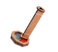 Hohopeti Wooden DIY Kaleidoscope Kit Portable Rotating Educational for Early Teaching Aid Creative Visual Experience Montessori Gift for Boys