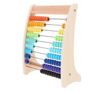 Hohopeti Wooden Educational Abacus Math Counting Beads Early Learning Tool for Developing Brain and Hands Skills Safe Math Counters for Boys