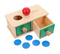 Hohopeti Wooden Educational Hand Eye Coordination for Fine Motor Skill Development Montessori Intelligence and Learning Aid Safe Material Promotes Communication and Patience