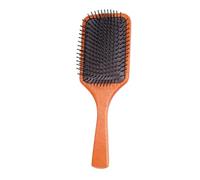 Hohopeti Wooden Mini Cushion Massage Comb for Hair Care Portable Handheld Detangling Brush for Stress Relief and Headache Practical Travel-friendly Tool for Women and Men