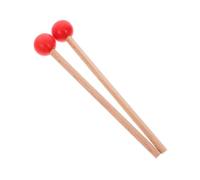 Hohopeti Wooden Percussion Mallet Sticks with for Marimba Xylophone Glockenspiel Ergonomic Grip Drum Mallets for Musical Instruments Multipurpose for Practice and Performance