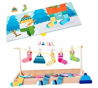 Hohopeti Wooden Plaything Sensory Cognition for 3 Year Old Boys Educational Early Development Compact Supply