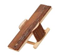 Hohopeti Wooden Seesaw for Small Pets Chewable Hamster Playground Accessory for Gerbils Mice Rats and Squirrels Natural Wooden Exercise and Stress Relief for Russian Dwarf Hamsters and