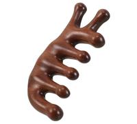 Hohopeti Wooden Wide Tooth Scalp Comb Manual Hair Care Tool for Men Natural Acupressure Relaxation Head and Body Massage Fatigue Relief and Energy Regulation Aid