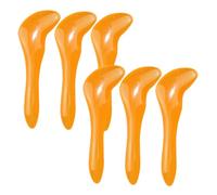 Hohopeti Yellow Guasha Plate Massage Tools for Face Neck Eyes Beeswax Scraping Boards for Deep Tissue Massage Skin Care Beauty Tool for Ladies