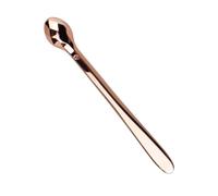 Hohopeti Zinc Alloy Eye Cream Spoon for Eye Fatigue Relief Small Beauty Tool and Portable Rose Golden Applicator for Skincare Treatments