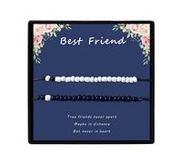 HOHOTANG Pinky Promise Bracelet for Couples Soulmate Best Friends Matching Distance Relationship Jewelry Gifts for Women Men Girls Him Her