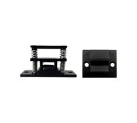 HOHOVYVY 1 Pack Screen Door Latch Ball Catch For Quiet Operation Metal Construction Adjustable Roller Black 86X27x43mm For Residential Office Building(B)