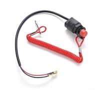 HOHOVYVY ABS Safety Kill Switch with Pull Cord for Outboard Motors - Emergency Shut-Off by Automatic Motor Stop When Pull, Compact and Robust