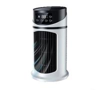 HOHOVYVY Air Conditioning Without Exhaust Hose, Mobile Air Conditioning Fan, Mini Air Cooler, 5 W Desktop Fan with LED Night Light and Timer