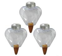 HOHOVYVY Automatic Watering Plant Waterer Water Dispenser Pump Plants 3 Heart-Shaped for Plants to Insert into the Pot