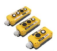 HOHOVYVY Crane Control Switch COP-2B/3B/4B, Combined Push Button Switch for Hoists in High-rise Buildings, 2 A/5 A, 250 V/500 V, Flame Retardant ABS Housing (COP-3B)