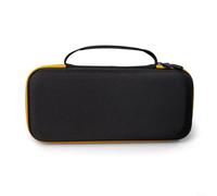 HOHOVYVY EVA Turntable Carrying Case with Zipper and Mesh Pocket Compatible with AUDIO-TECHNICA AT-SB727 Black Yellow for Music Lovers on the Go