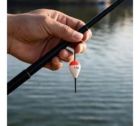 HOHOVYVY Fishing Float EVA Foam Float with High Load Capacity and Long Casting Distance, Red/White for Day Fishing (5 g)