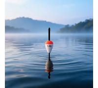 HOHOVYVY Fishing Float EVA Foam Float with High Load Capacity and Long Casting Distance, Red/White for Day Fishing (10 g)