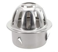 HOHOVYVY Gutter Roof Drain Strainer, Drain Grille Outdoor, Stainless Steel Anti-Clog Roof Floor Drain Gutter Sewer Drain Filter (50 mm)