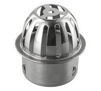HOHOVYVY Gutter Roof Drain Strainer, Drain Grille Outdoor, Stainless Steel Anti-Clog Roof Floor Drain Gutter Sewer Drain Filter (75 mm)