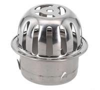 HOHOVYVY Gutter Roof Drain Strainer, Drain Grille Outdoor, Stainless Steel Anti-Clog Roof Floor Drain Gutter Sewer Drain Filter (63 mm)