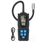 HOHOVYVY HD02C Digital Leak Detector with Multi-Gas Detection, Triple Alarm System and Flexible Sampling Hose for Refrigeration and HVAC Inspections