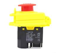 HOHOVYVY KJD17B Pressure Switch 250 V 5 Pin Electromagnetic Button Switch for Mini Lathe