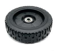 HOHOVYVY Lawn Mower Wheels Front and Rear 7/8/10 Inch Self-Propelled Push Lawnmower Replacement Wheel Rubber Black 43 mm Thickness