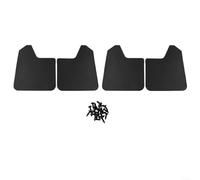 HOHOVYVY Mud Flaps Plastic Black 40 x 30 cm Weatherproof for Trucks and SUVs, Suitable for Off-Road