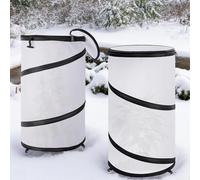 HOHOVYVY Pack of 2 Spring Hinged Winter Plant Protection Covers 20 x 12 Inches with Zip and Ground Spikes for Frost Protection Indoor and Outdoor Use (2 Pieces)